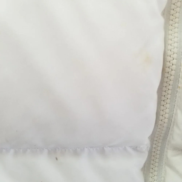 THE North Face White Goose Down Puffer Vest Nuptse M - Picture 15 of 15